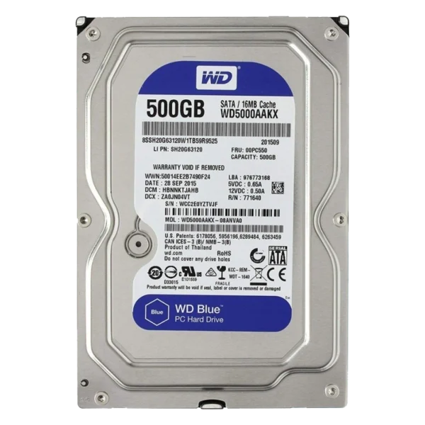 هارد 500 گیگابایت hdd 500 GB آبی blue